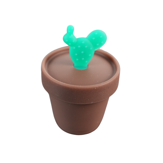 Wax de Silicona Maceta Cactus | Contenedor Antiadherente 5ml