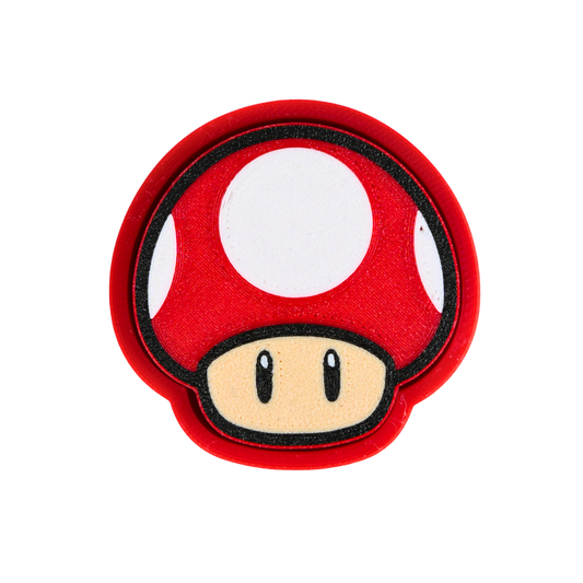 fidget antiestrés beetle print seta roja gaming retro vista superior diseño escritorio