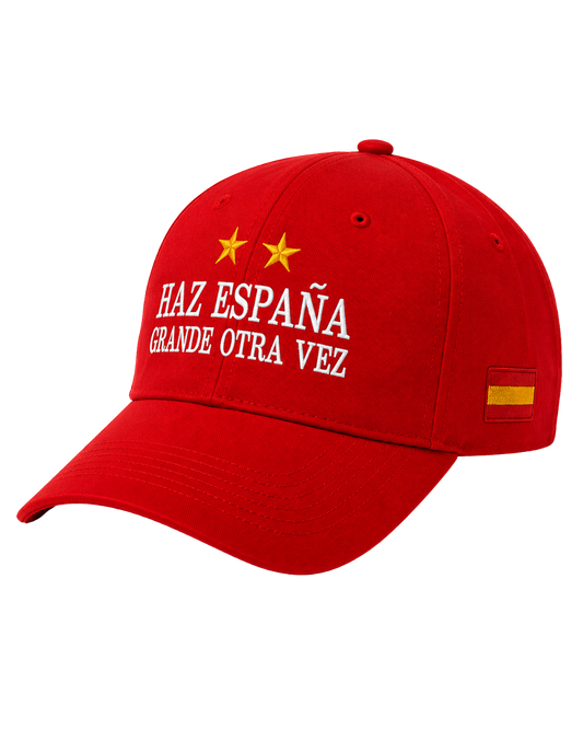 Detalle del bordado frontal con las dos estrellas doradas.
