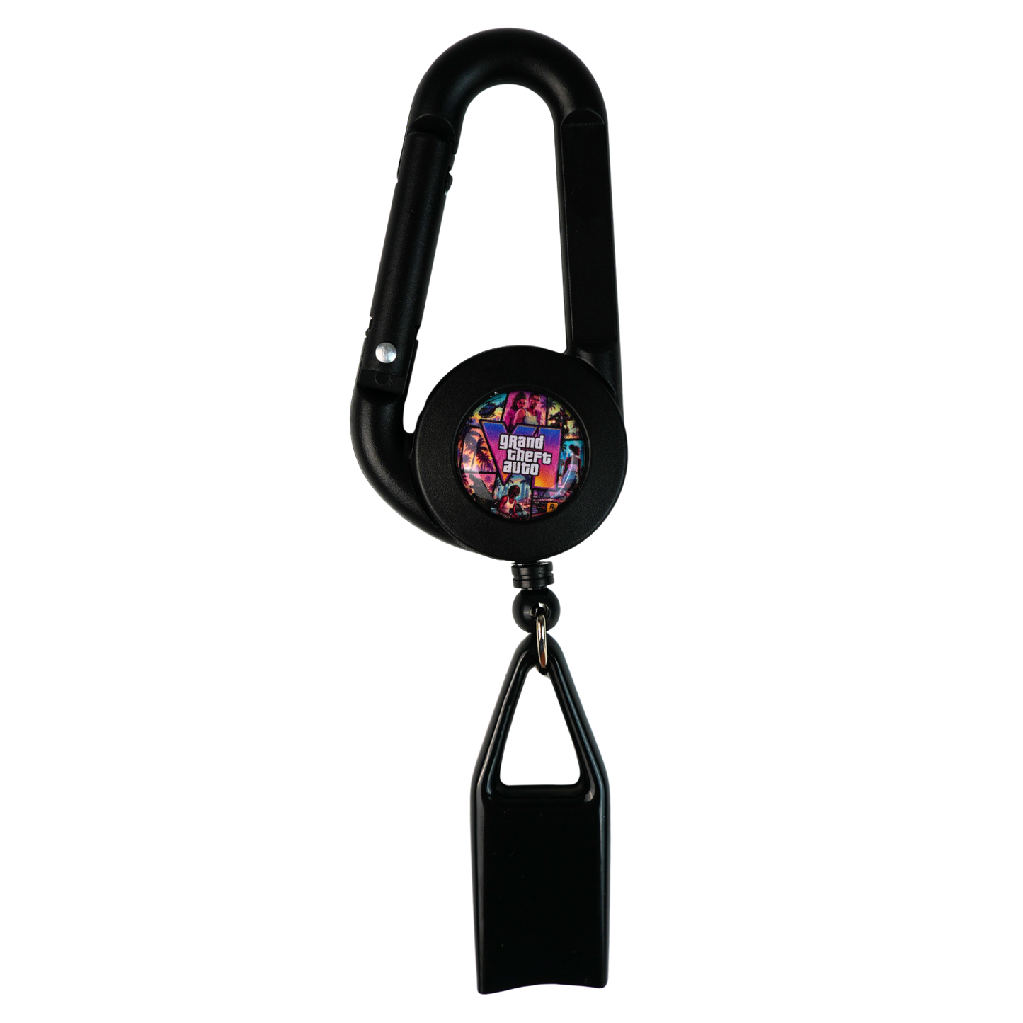Lighter Leash Beetle Print con diseño GTA VI holográfico y cable extensible de aproximadamente 60 cm.