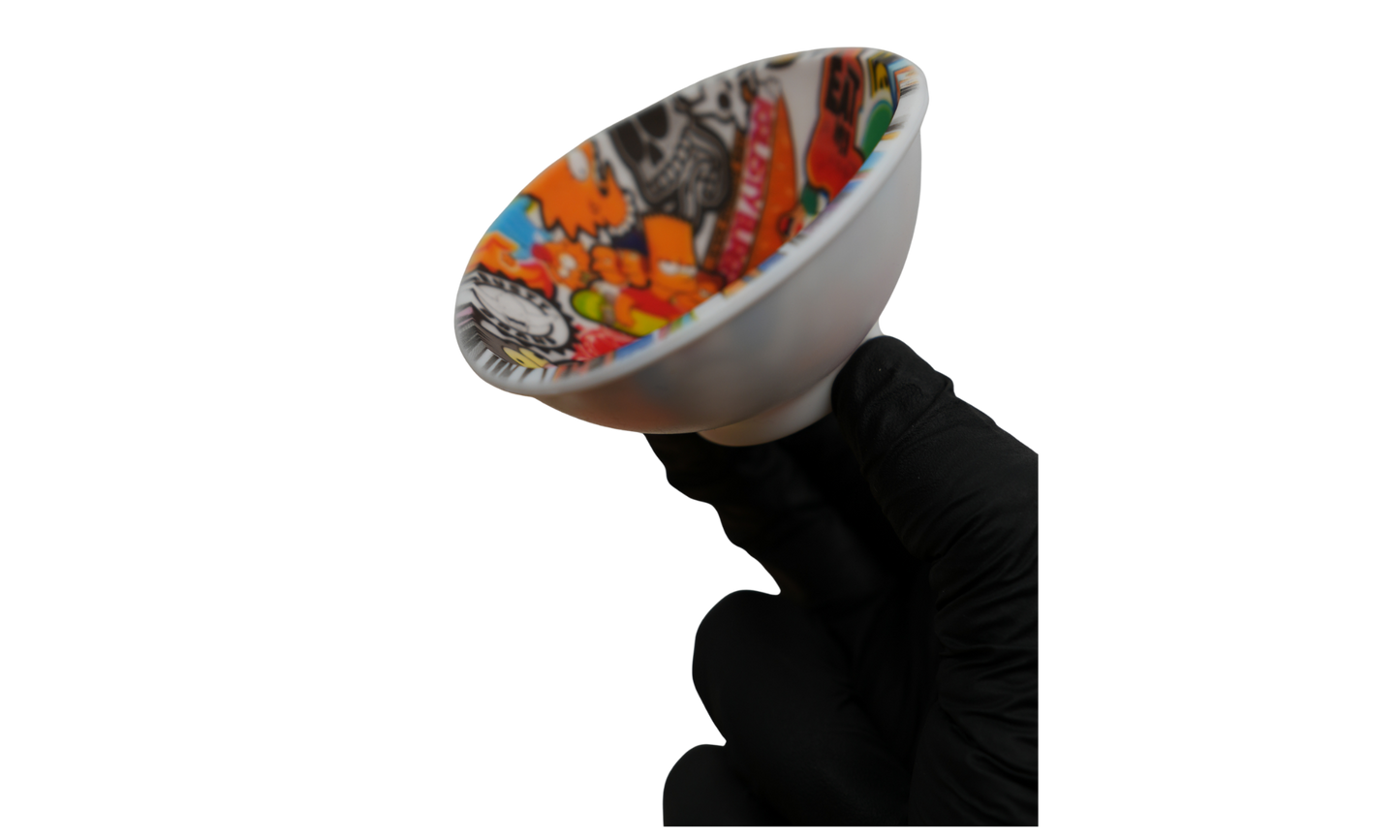 Bowl de Silicona Full Color Beetle Print – Sticker Bomb (Bowl + Cenicero 2 en 1)