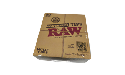 RAW Wide Tips – Caixa Completa (50 Tips | Filtros de Cartão Natural)