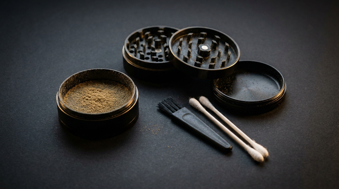 How to clean a grinder step by step — complete guide to recover kief
