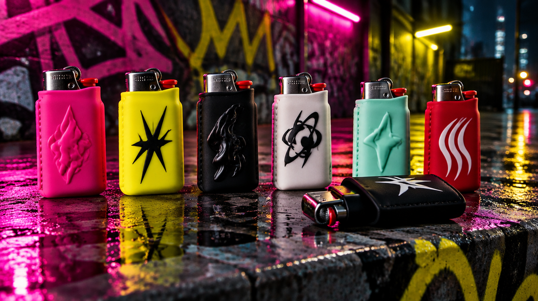 Fundas de mechero personalizadas con logo en silicona y PVC, Beetle Print