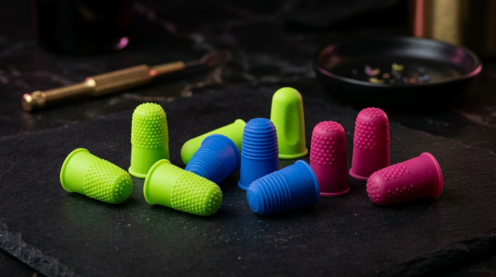 Silicone thimbles for hash mixing - science and surface energy