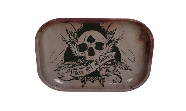 Rolling Tray aus Metall mit Grafikdesign, Drehunterlage von Beetle Print