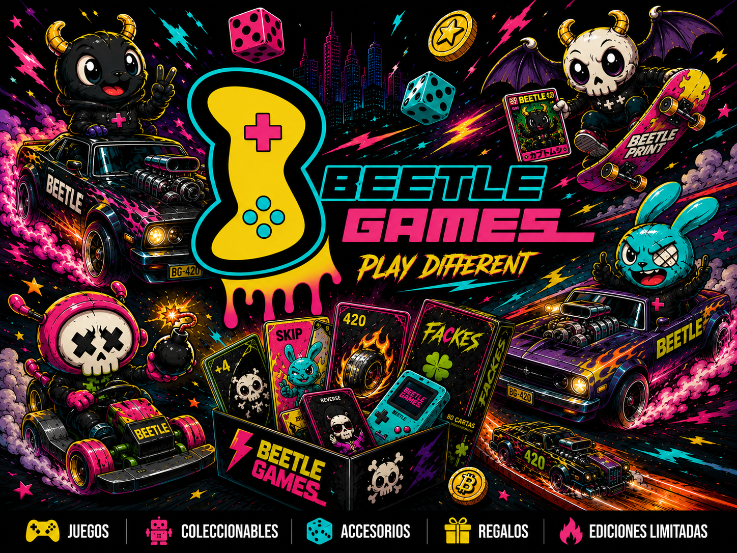 Beetle Games – Juegos y Coleccionables