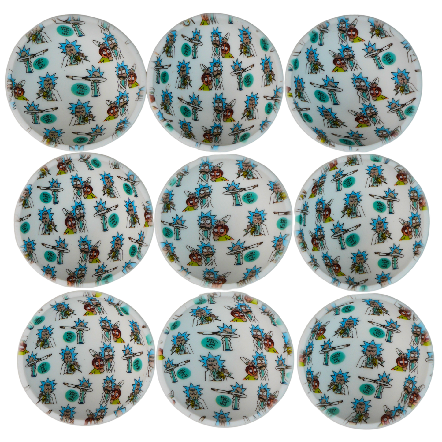 Bowl de Silicona Mix Estampado – Bowl + Cenicero 2 en 1