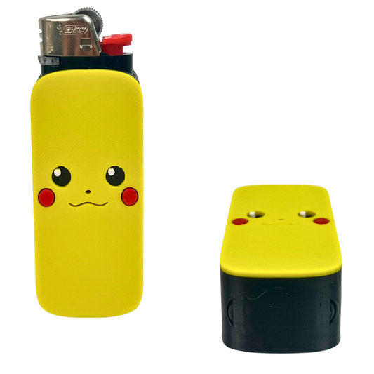 Étui pour briquet jaune | Design kawaii