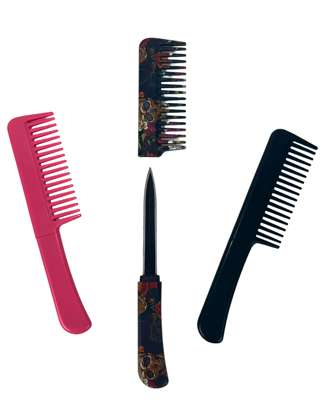 Pettine con coltello nascosto | 3 design