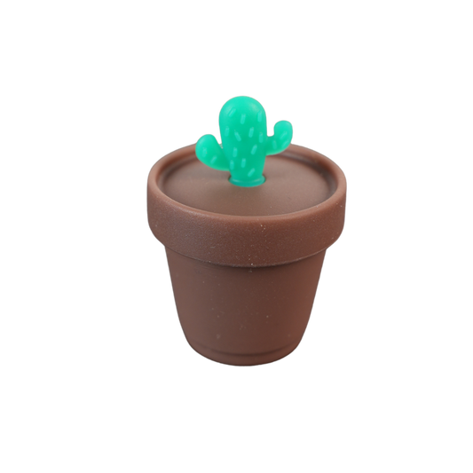 Wax de Silicona Maceta Cactus | Contenedor Antiadherente 5ml