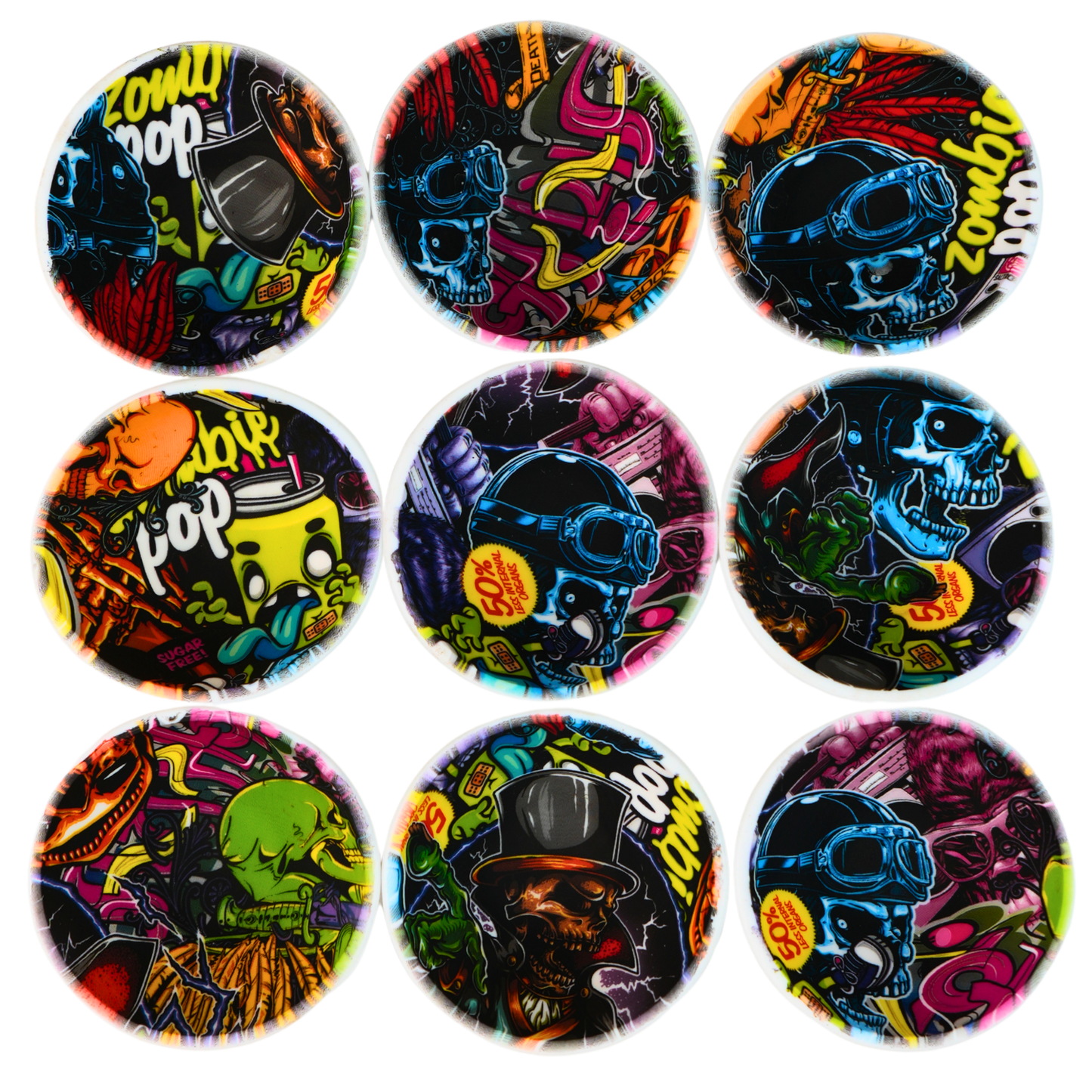Bowl de Silicona Mix Estampado – Bowl + Cenicero 2 en 1