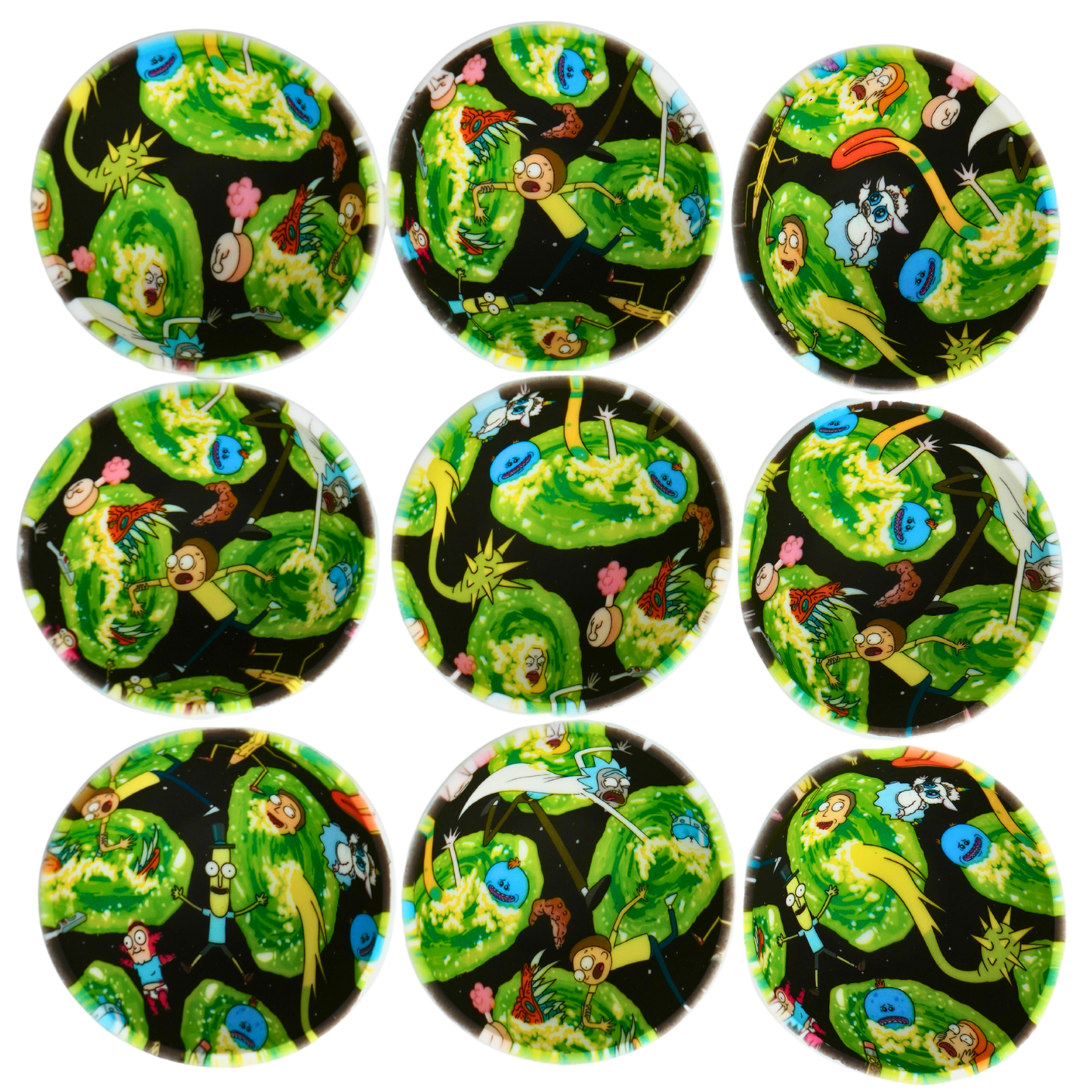 Bowl de Silicona Mix Estampado – Bowl + Cenicero 2 en 1