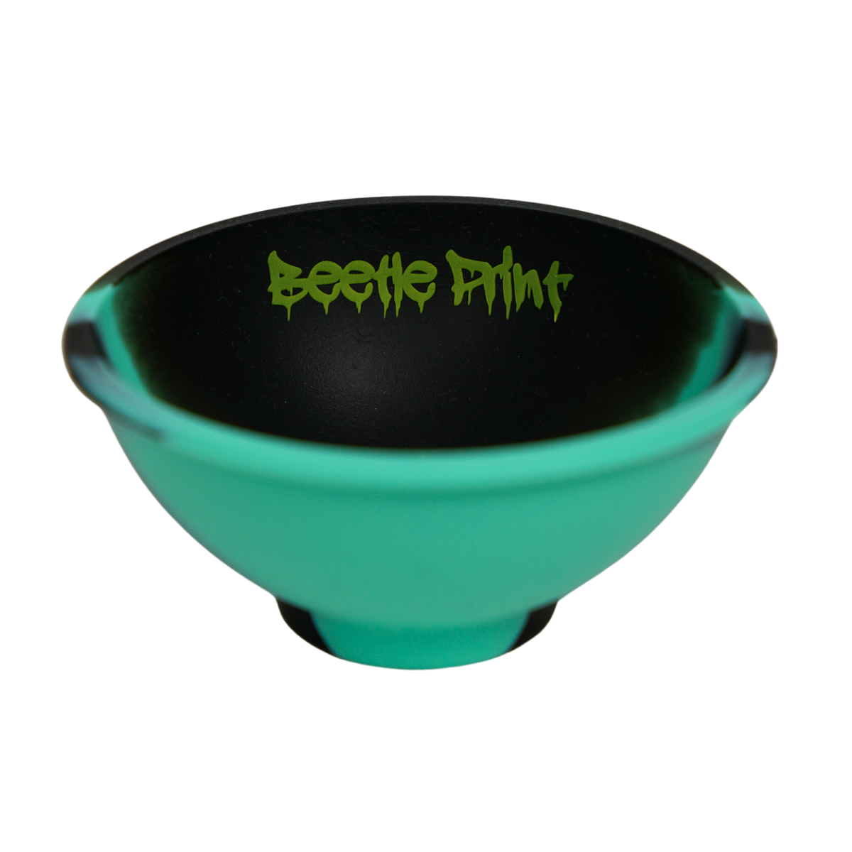 Bowl Beetle Print Aurora Boreal con diseño degradado en negro y azul