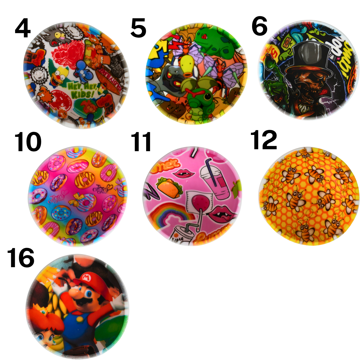 Segunda página del catálogo de Bowls de Silicona Mix Estampado Beetle Print con gran variedad de diseños exclusivos. Bowl + cenicero 2 en 1 fabricado en silicona resistente, flexible y fácil de limpiar.