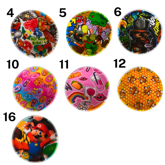 Segunda página del catálogo de Bowls de Silicona Mix Estampado Beetle Print con gran variedad de diseños exclusivos. Bowl + cenicero 2 en 1 fabricado en silicona resistente, flexible y fácil de limpiar.
