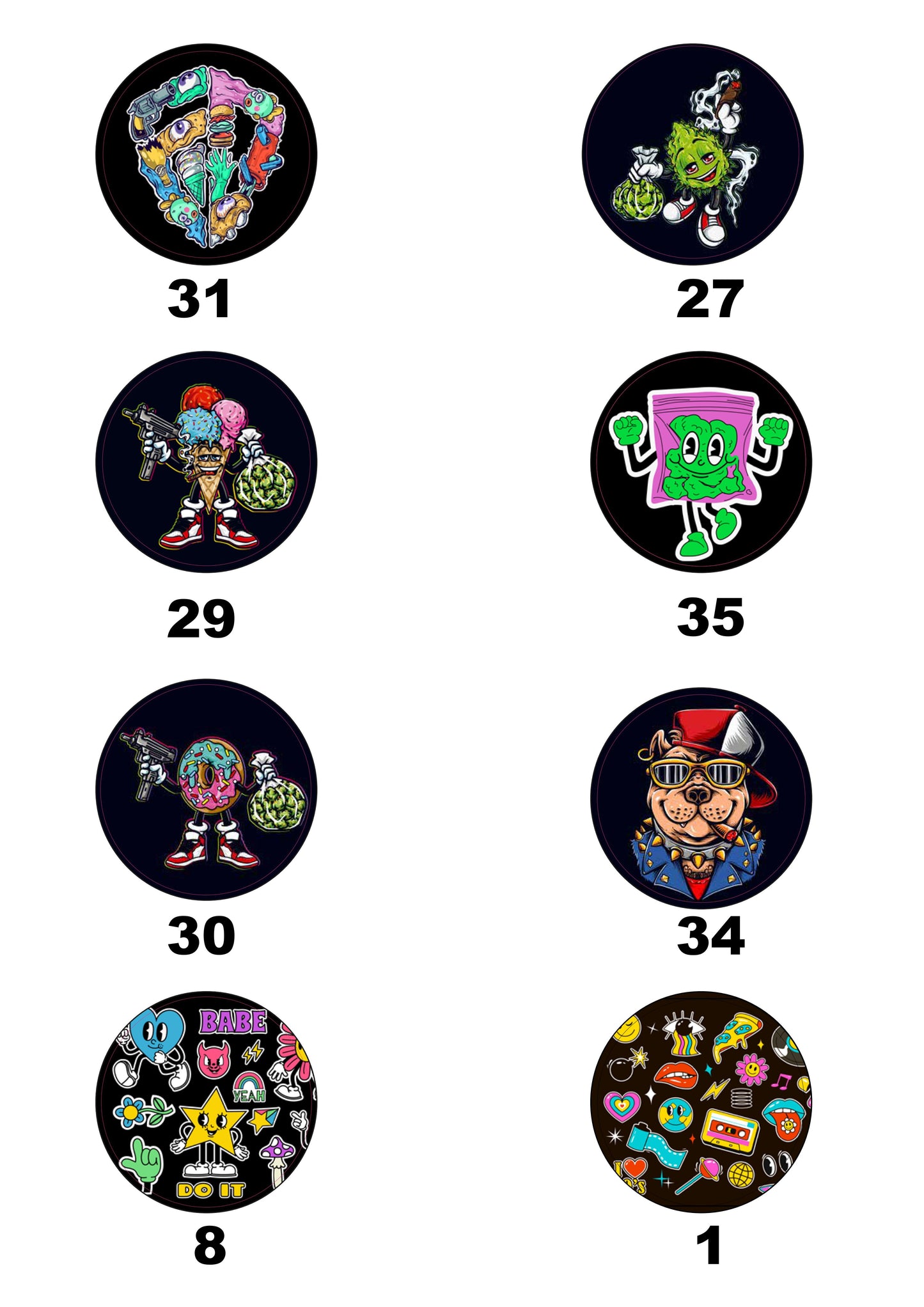 Catálogo de ilustraciones para personalizar tarros de vidrio Beetle Print con diseños exclusivos de alta calidad. Amplia colección de estilos, colores y temáticas para crear tarros únicos con un acabado llamativo y original.