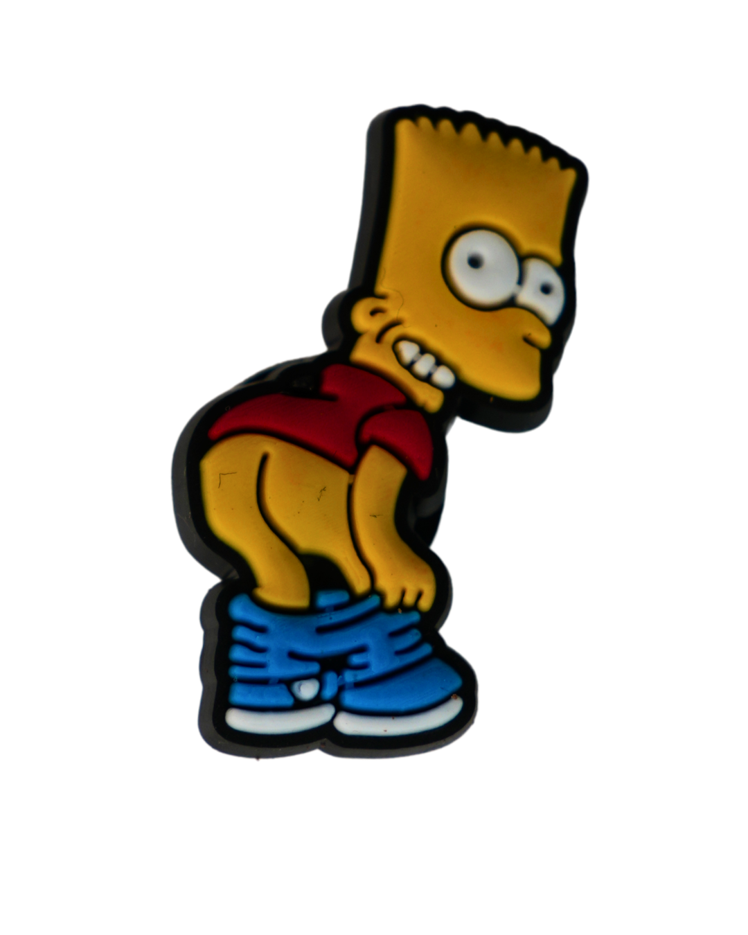 Charm de silicona Bart Simpson para Crocs Beetle Print