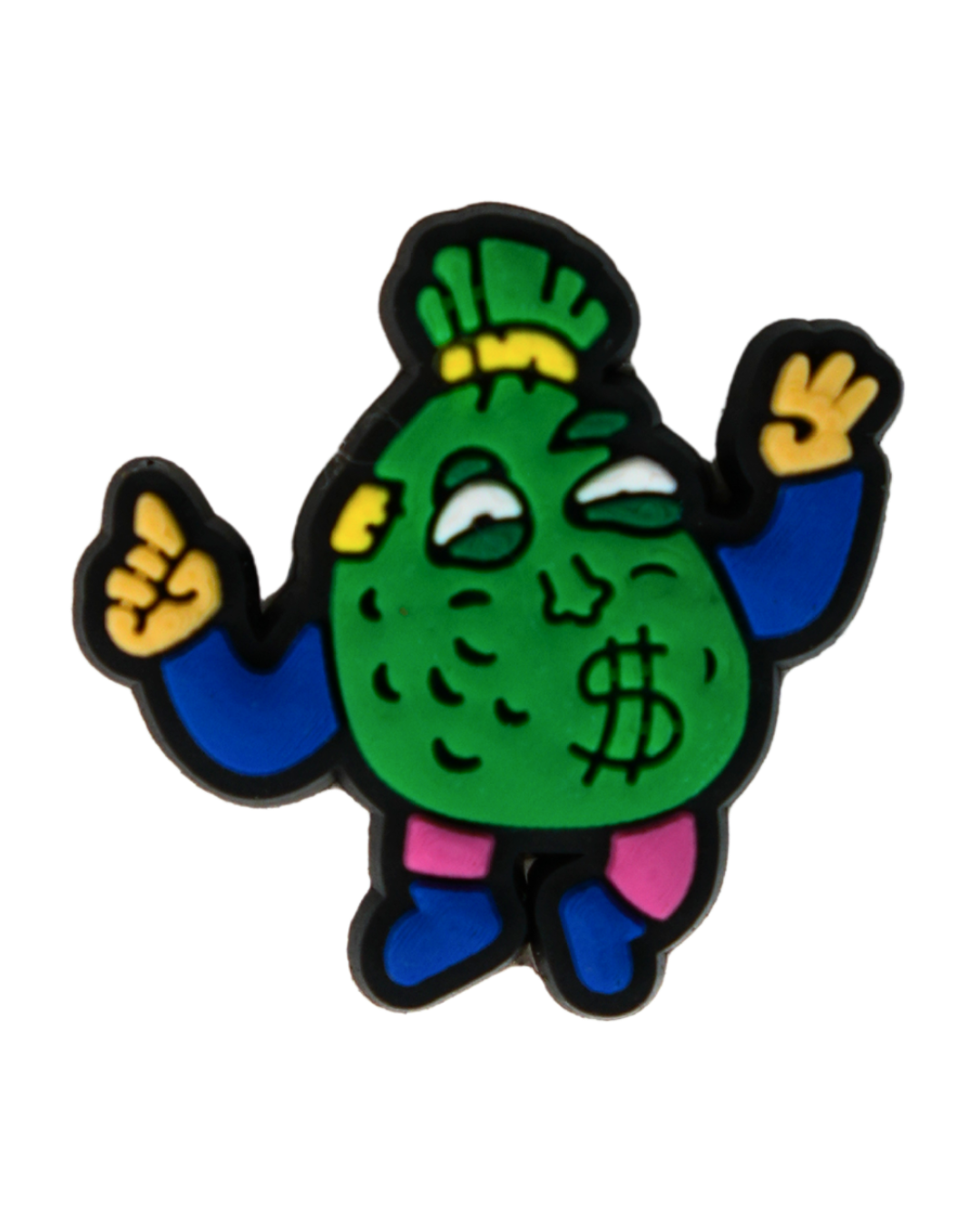 Charm de silicona bolsa de dinero para Crocs