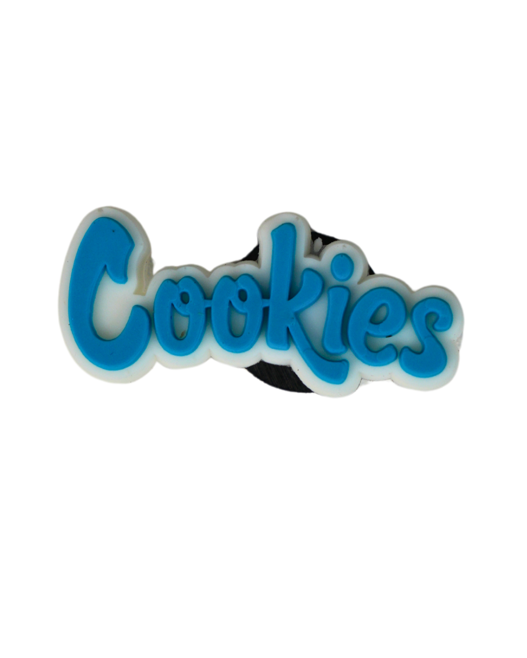 Charm de silicona logo Cookies azul para Crocs Beetle Print