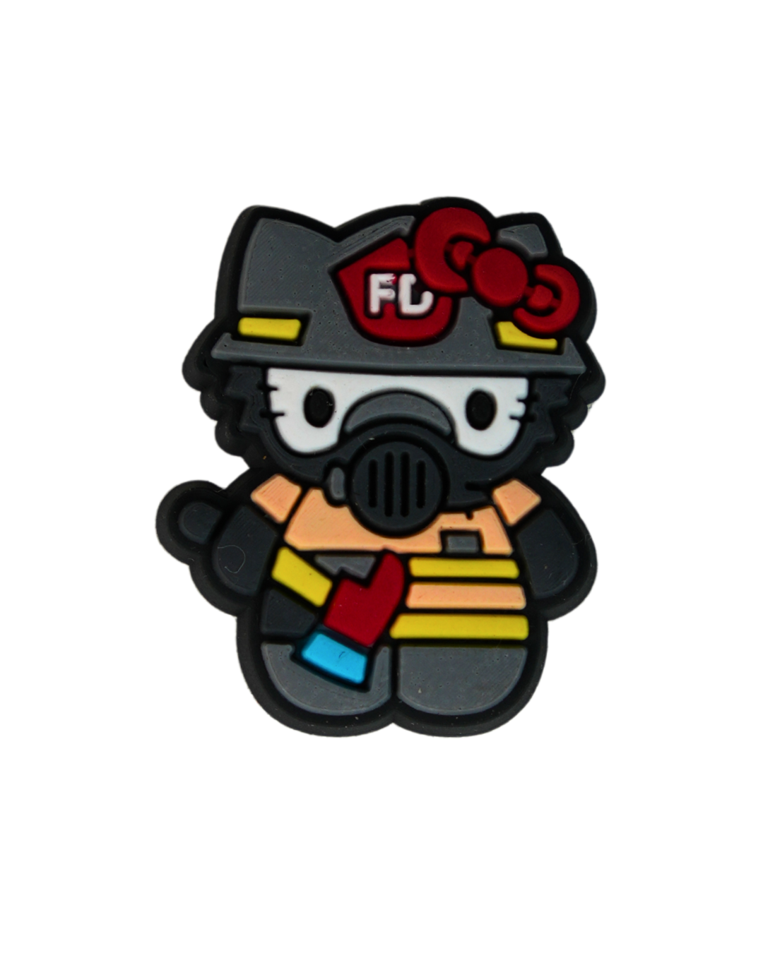 Charm de silicona Hello Kitty estilo militar para Crocs