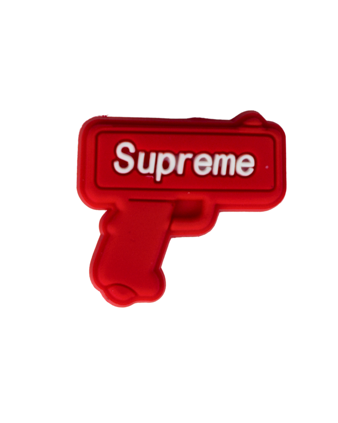 Charm de silicona pistola Supreme para Crocs Beetle Print