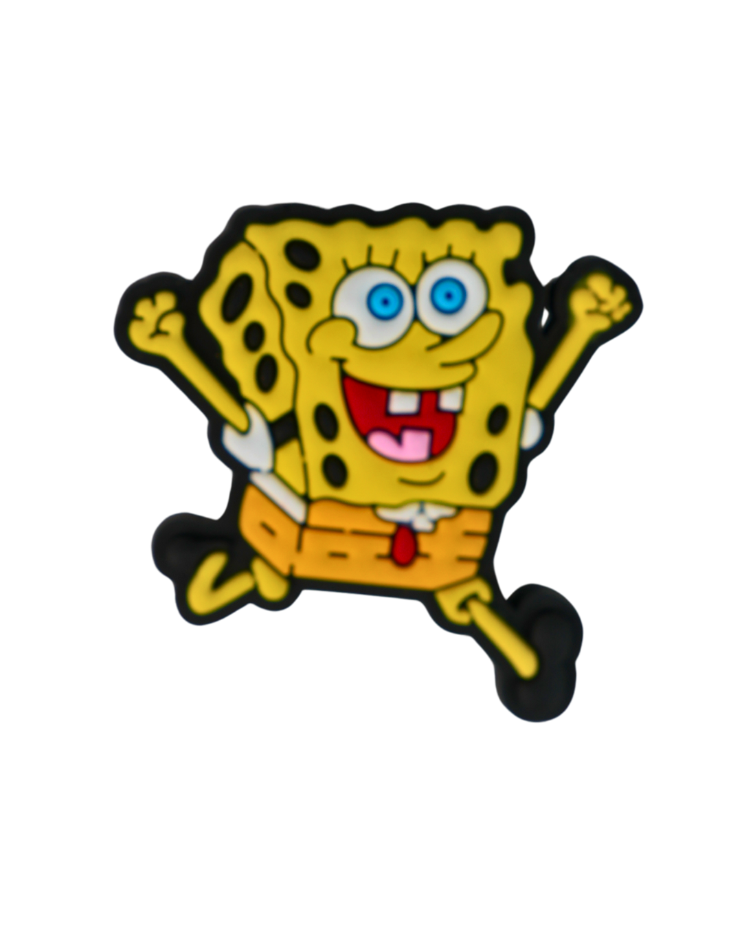 Charm de silicona con diseño de Bob Esponja.