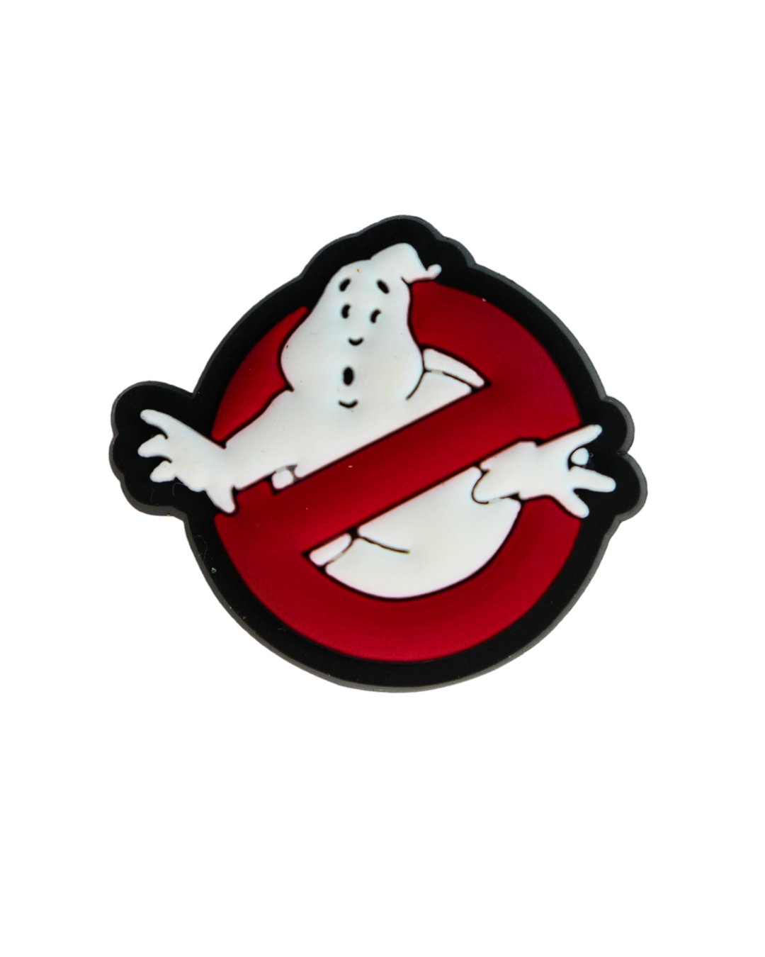 Charm de silicona con el logotipo de Cazafantasmas.