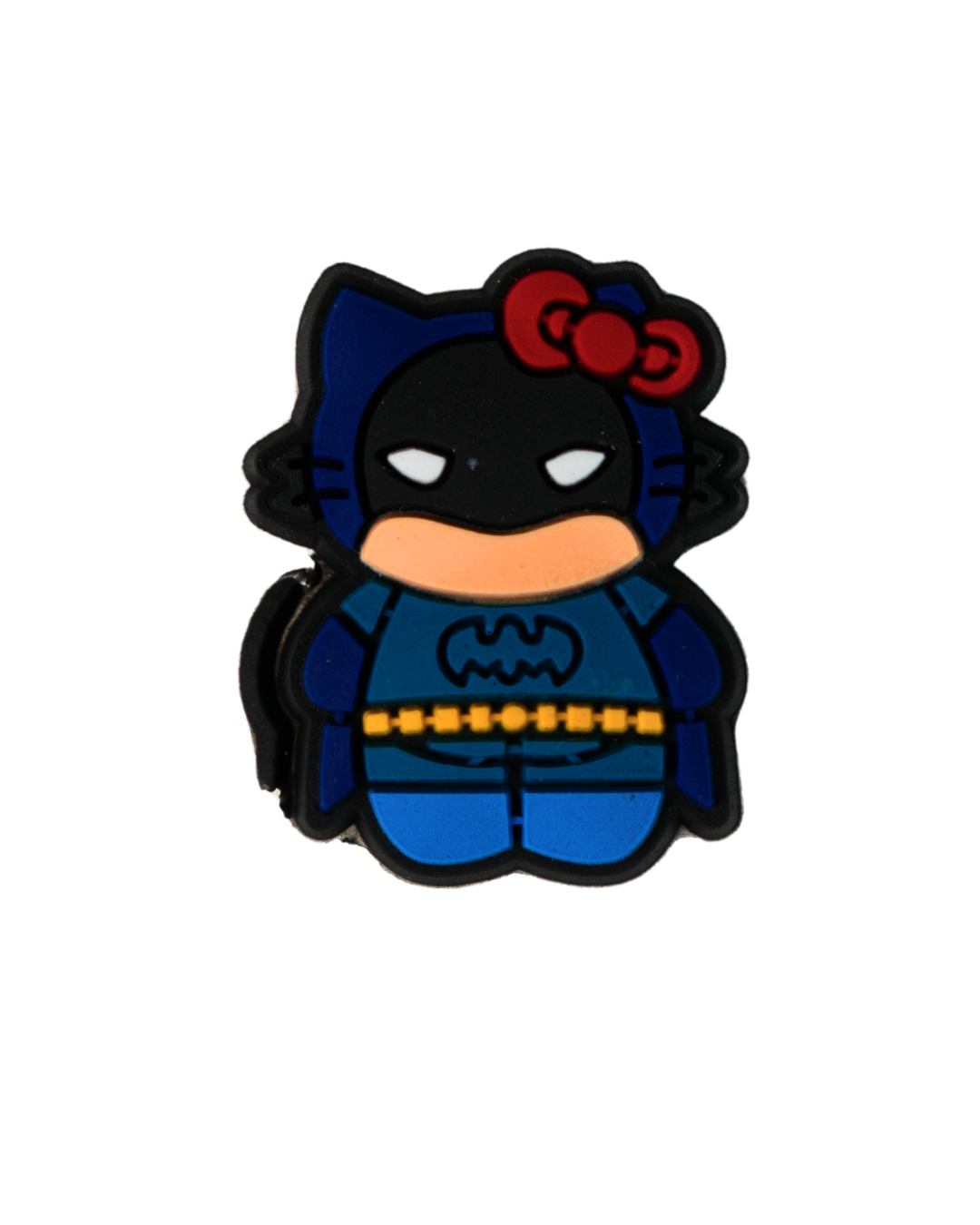 Charm de silicona con diseño de Hello Kitty Batman.