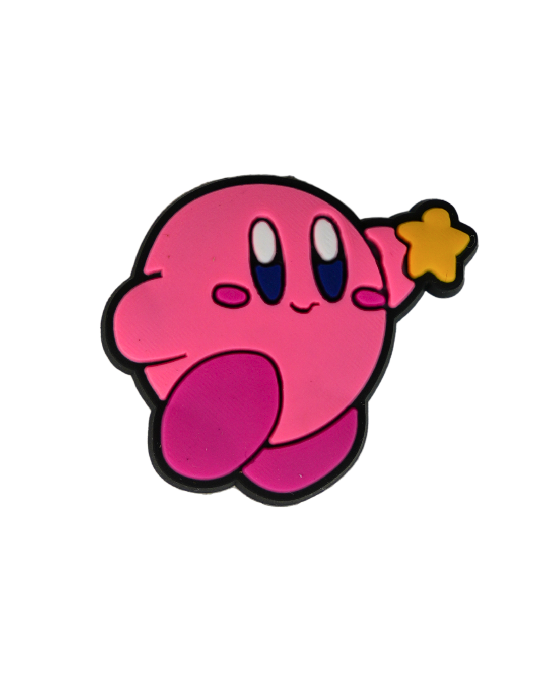 Charm de silicona con diseño de Kirby.