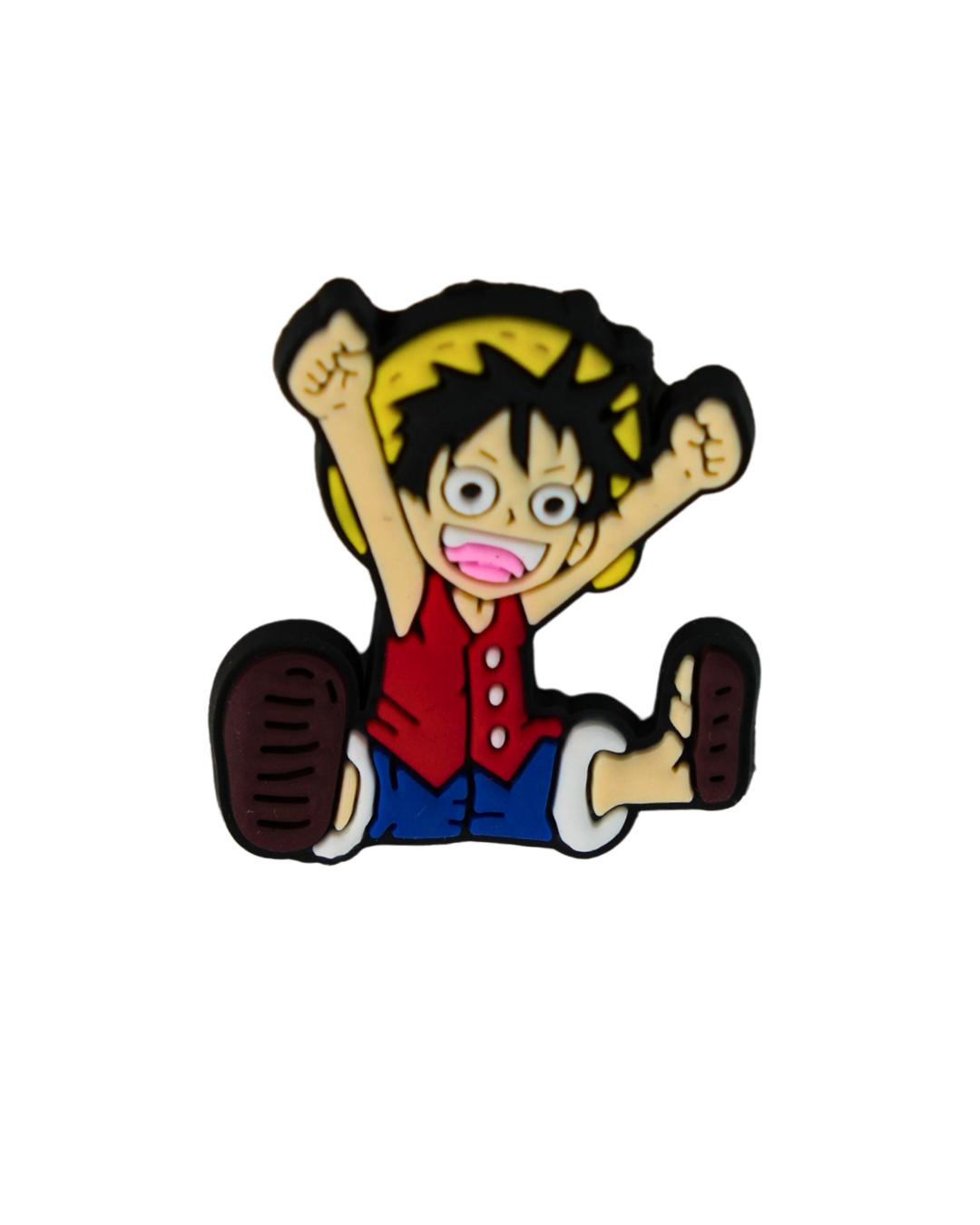 Charm de silicona con diseño de Luffy.