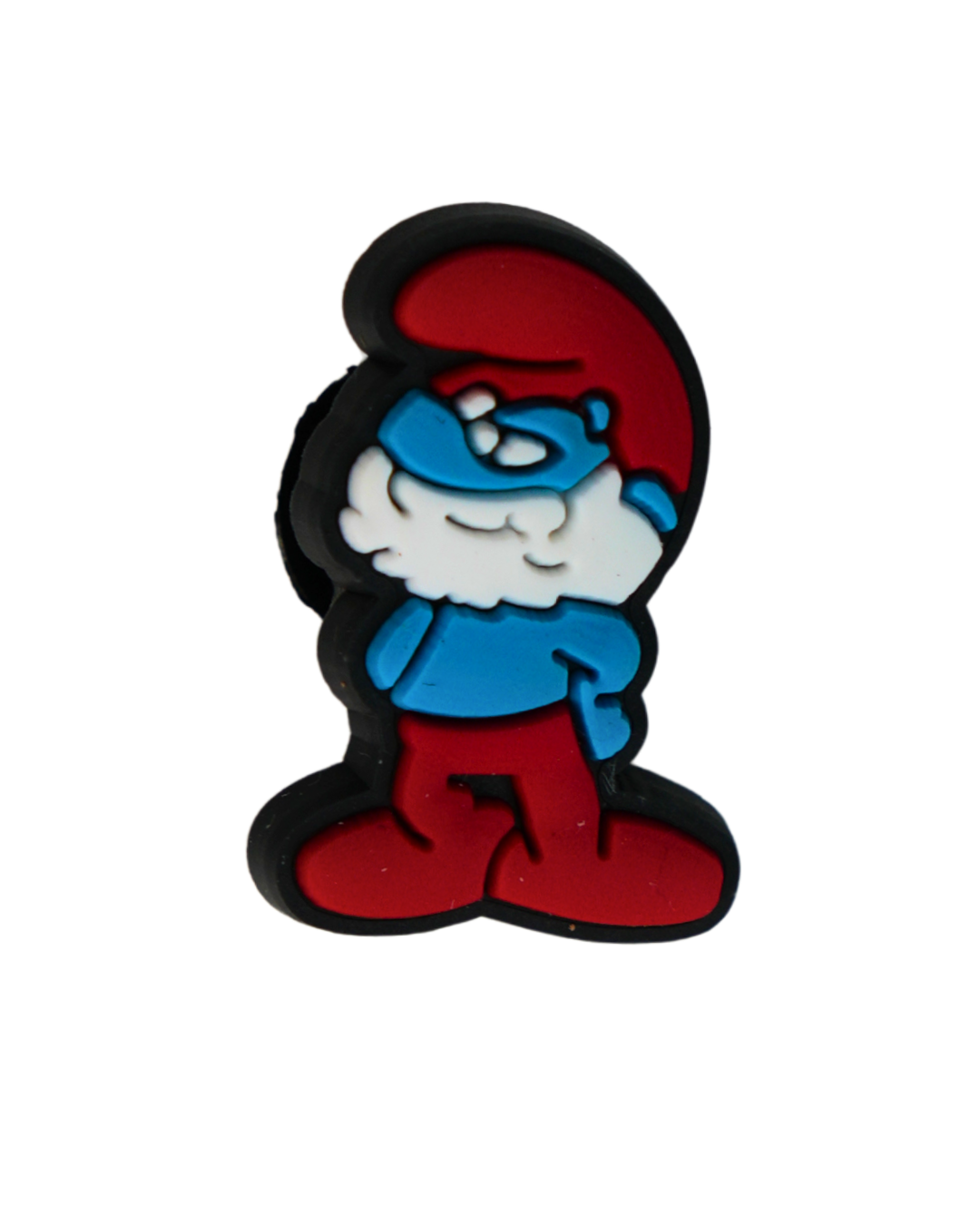 Charm de silicona Beetle Print con diseño inspirado en Papá Pitufo.