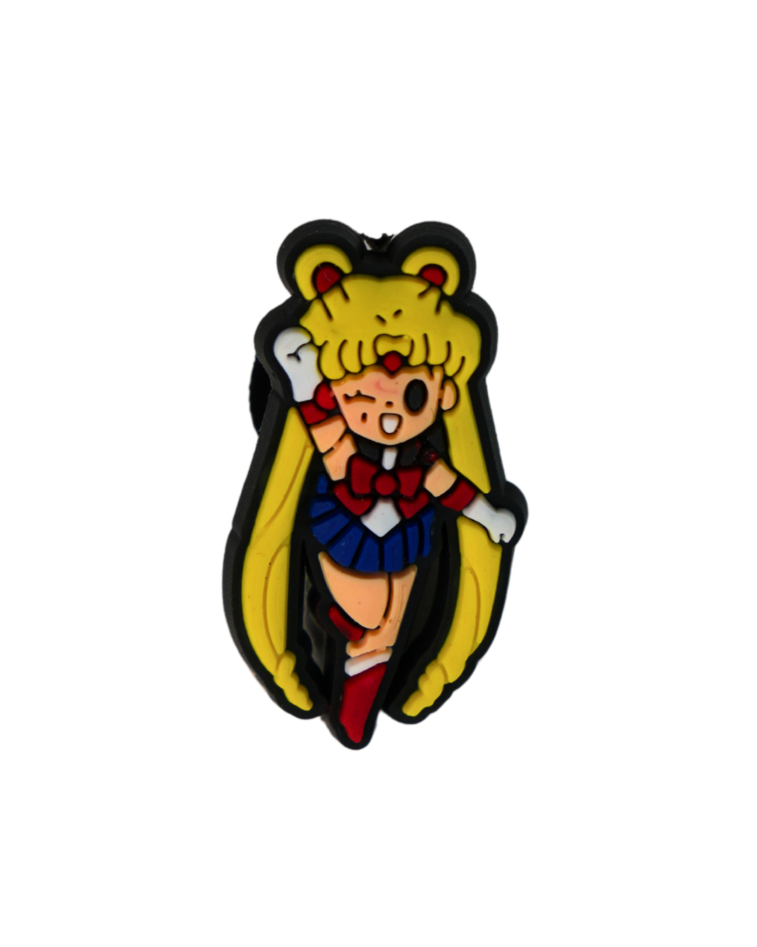 Charm de silicona Beetle Print con diseño inspirado en Sailor Moon.