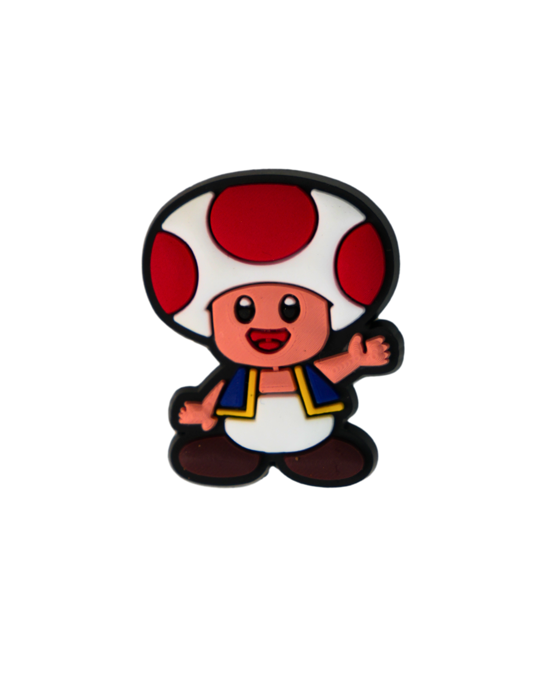 Charm de silicona con diseño de Toad.