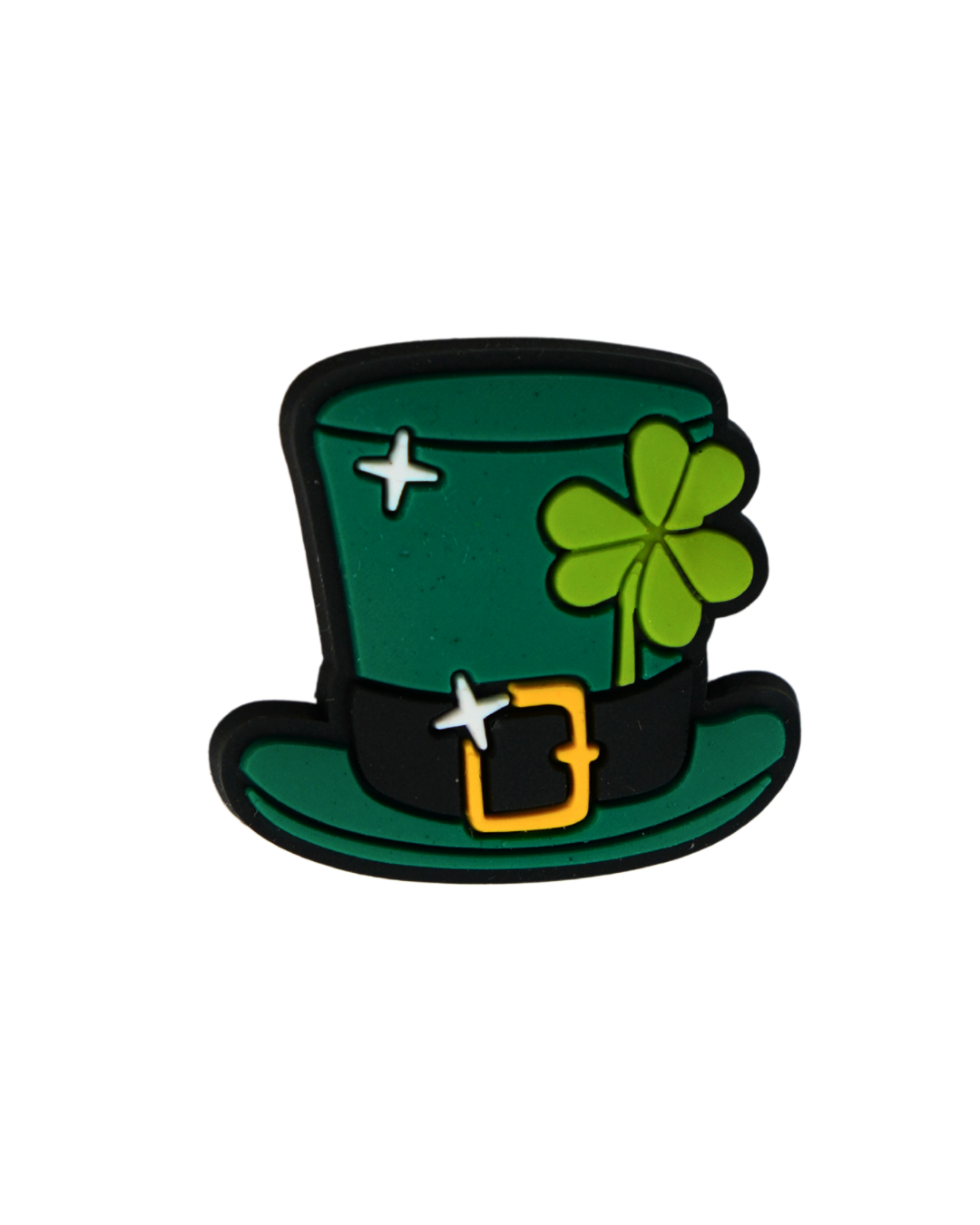 Charm de silicona sombrero de San Patricio para Crocs