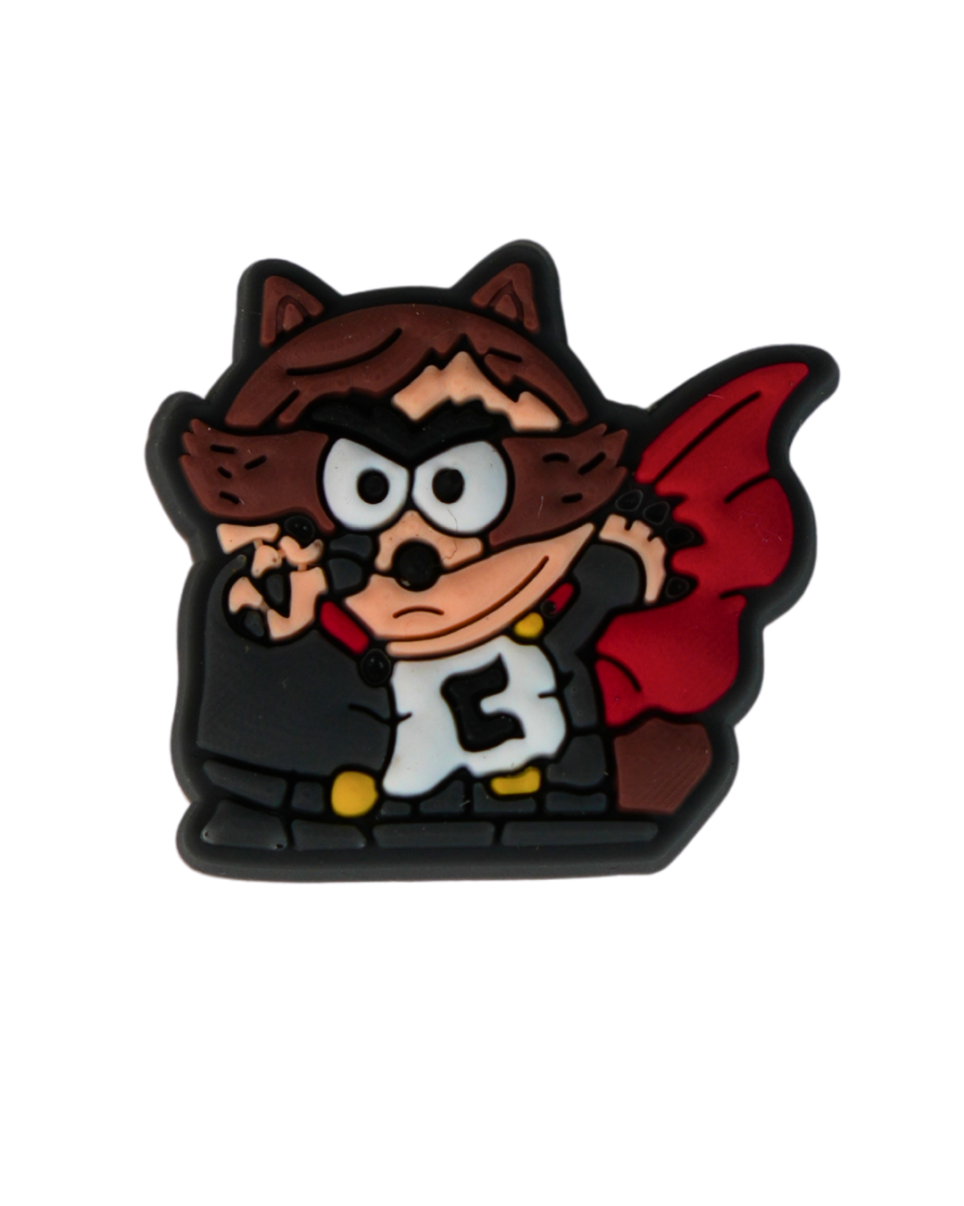 Charm de silicona Taz superhéroe para Crocs