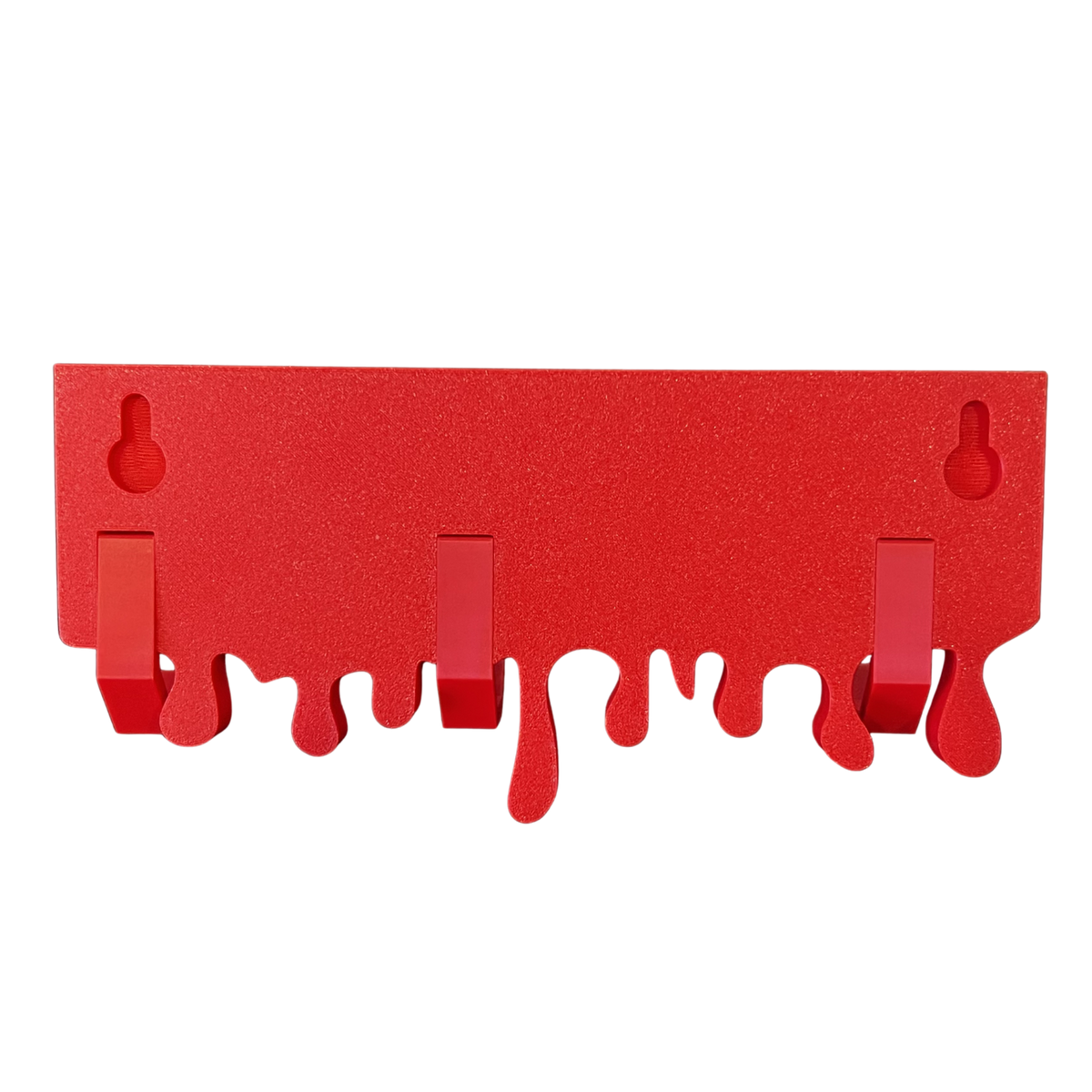 Parte trasera del cuelgallaves estilo Supreme con sistema de fijación para pared.