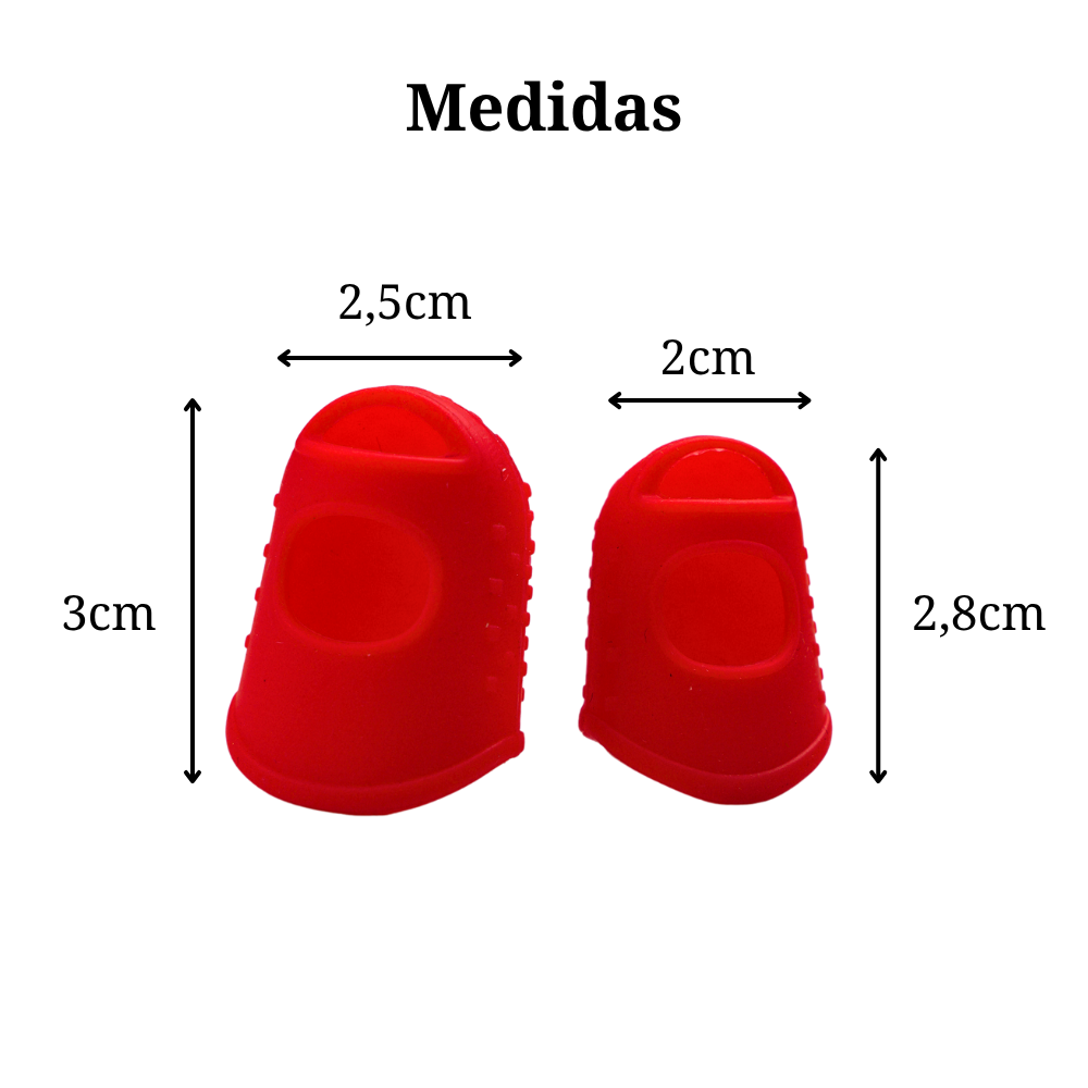 Dedales de silicona rojos con diseño ergonómico y textura antideslizante.
beetle-print-dedales-silicona-mano