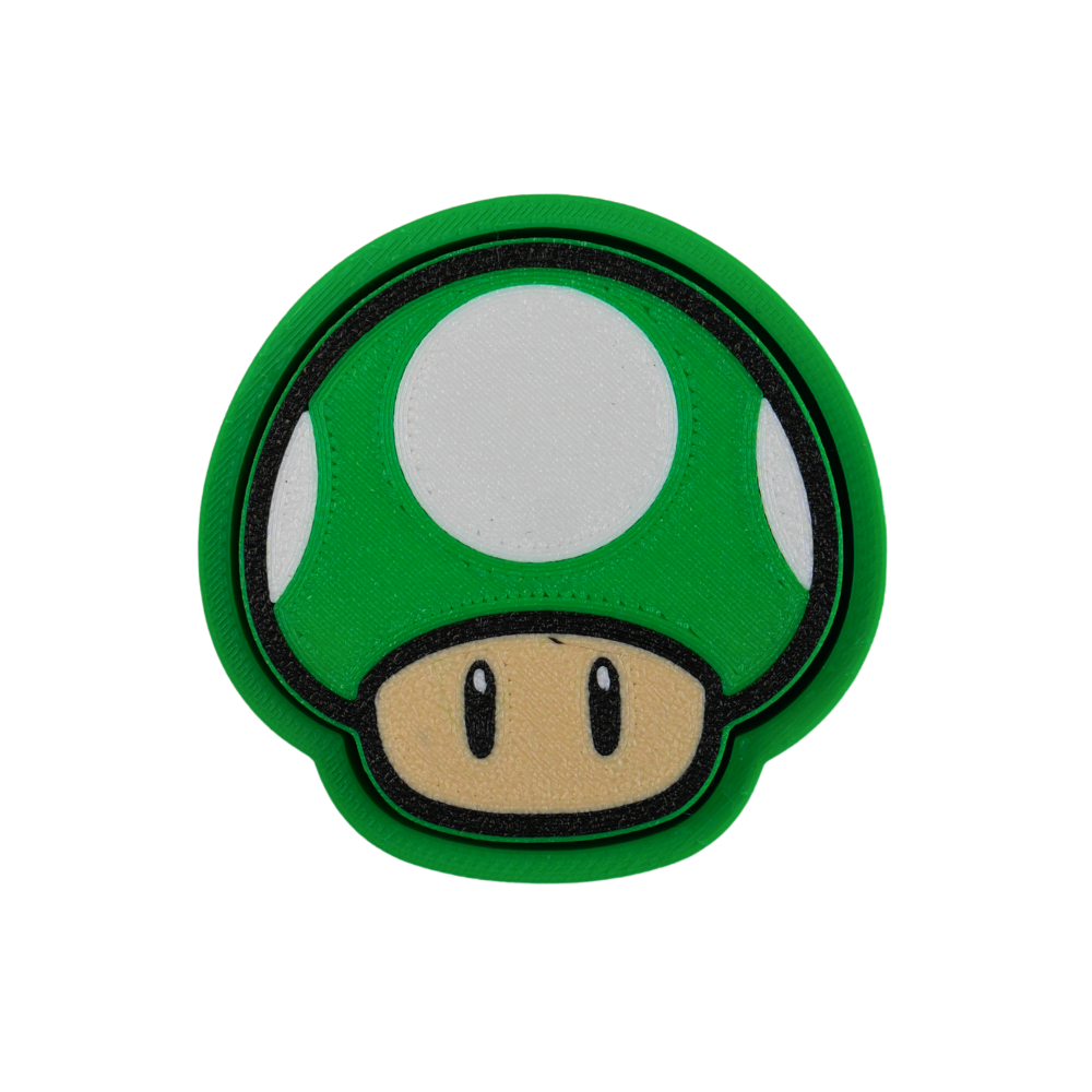 fidget antiestrés beetle print diseño seta gaming retro vista frontal compacto