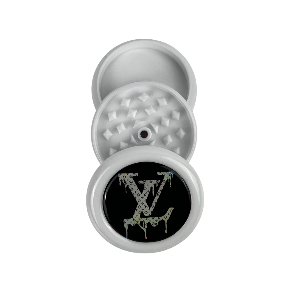 Grinder Beetle Print de 3 partes con diseño Luxury Drip LV en color negro