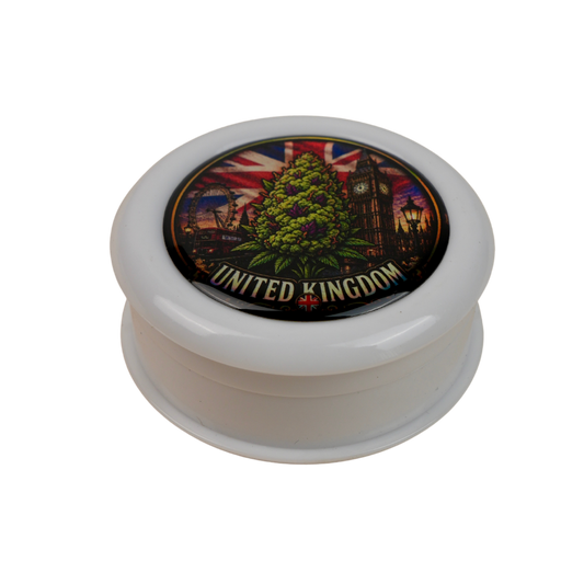 Grinder Zero United Kingdom holográfico con diseño británico premium Beetle Print