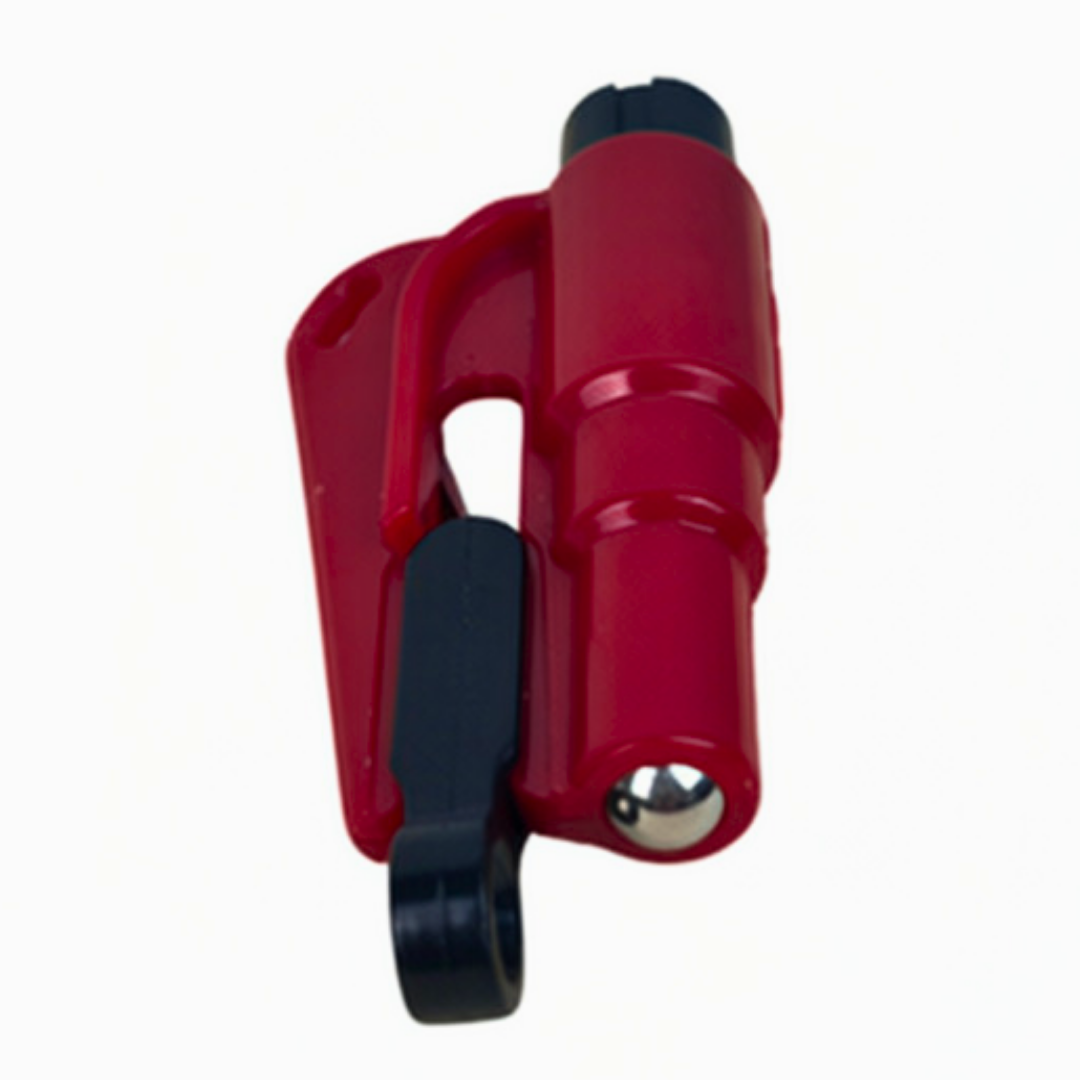 Herramienta de emergencia Beetle Print para automóvil en color azul, compacta y preparada para llevar en el coche