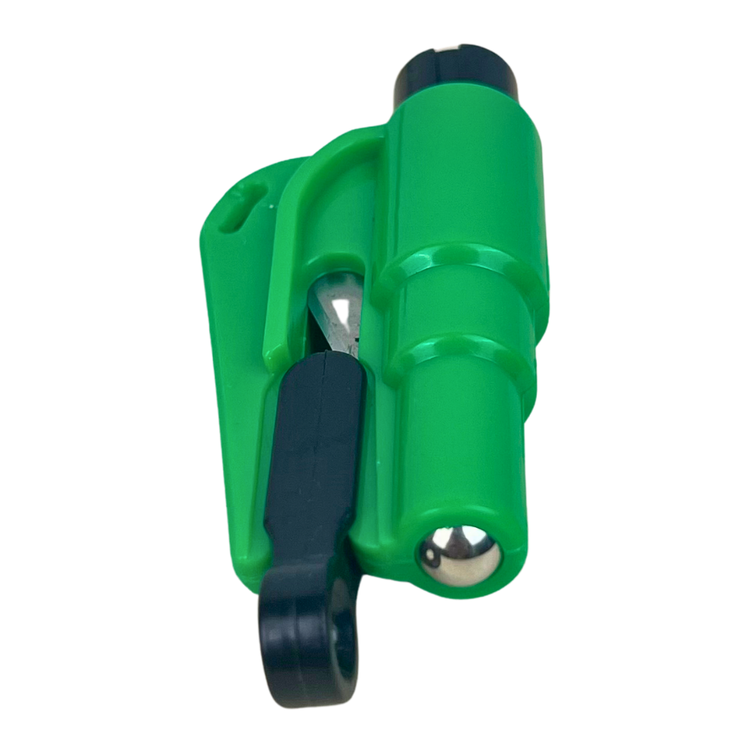 Herramienta de emergencia 3 en 1 Beetle Print en color negro para llevar como accesorio de seguridad en el vehículo
