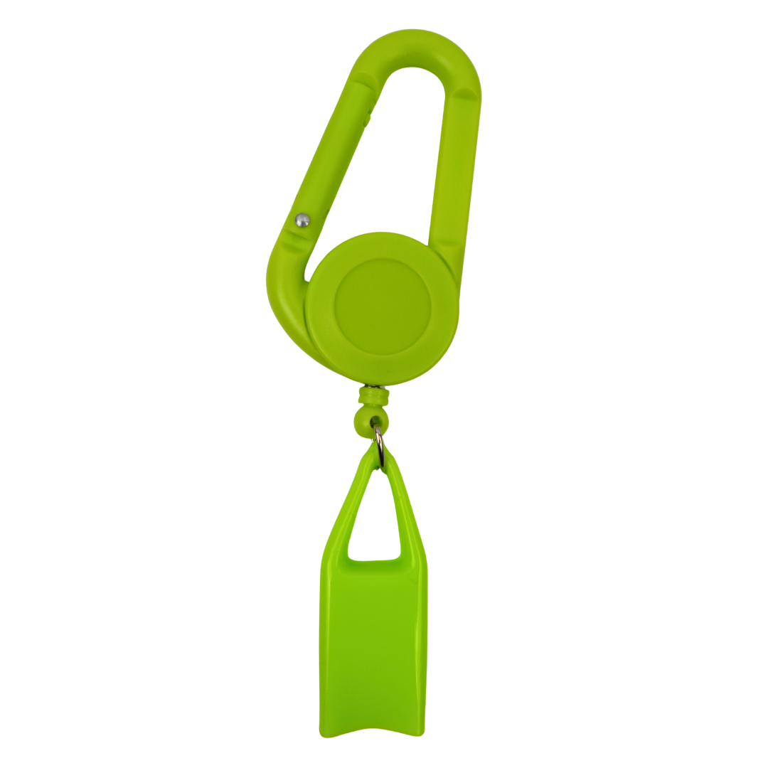 Lighter Leash Beetle Print verde lima personalizable con logo holográfico