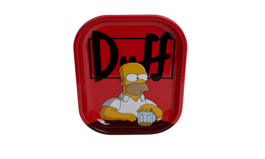 Metal rolling tray Homero Beer Duff design by Beetle Print