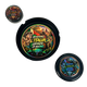 Pack Beetle Print Italia holográfico 3 en 1 con cenicero, molinillo y tarro de vidrio de 5 ml a juego