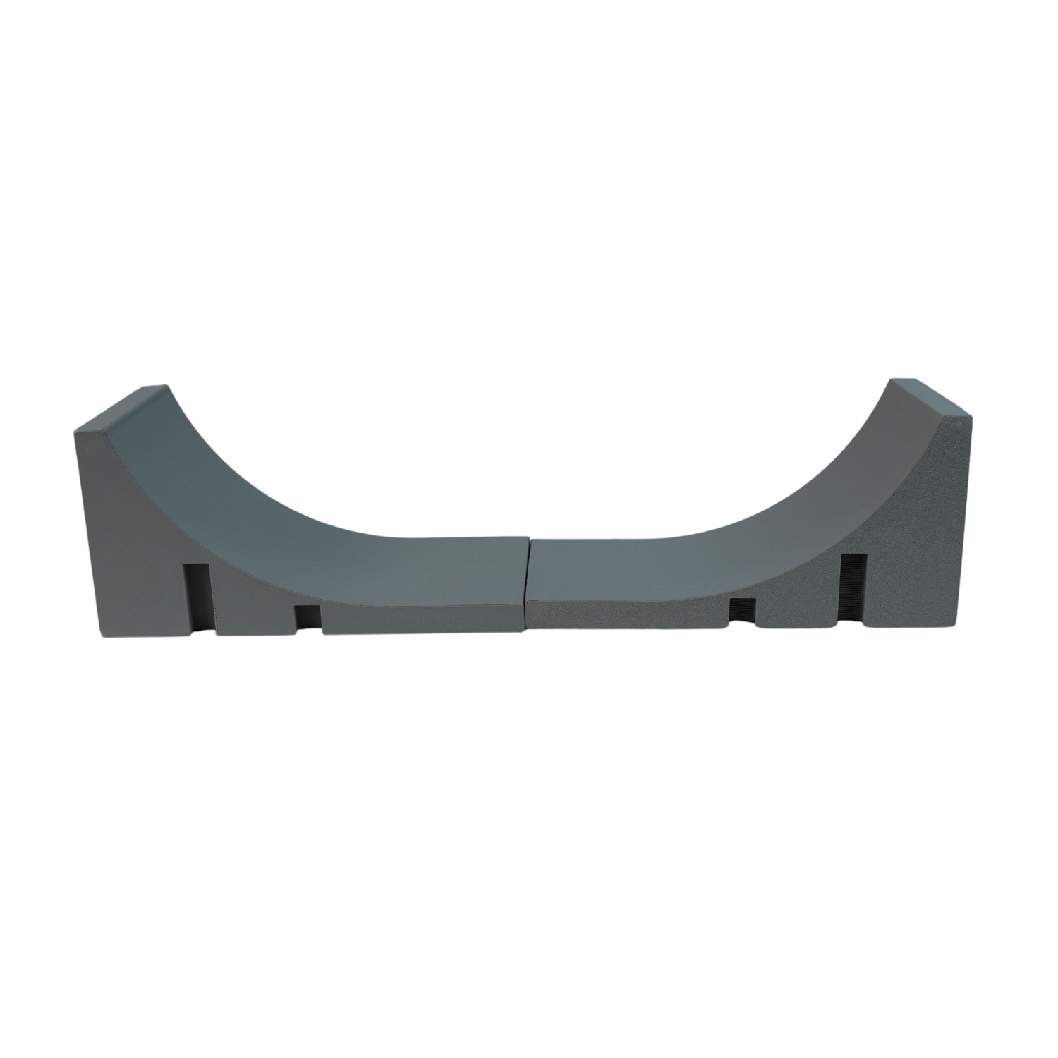 Pack de dos rampas modulares para fingerboard Beetle Print con conectores para ampliar y personalizar un skatepark.