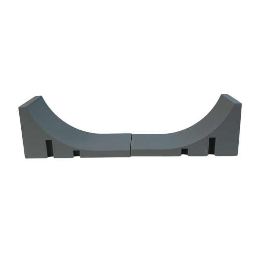 Pack de dos rampas modulares para fingerboard Beetle Print con conectores para ampliar y personalizar un skatepark.
