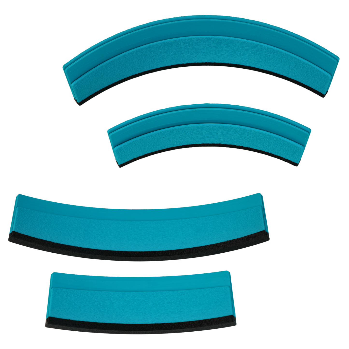 Soporte para cartas de juego impreso en 3D color azul.