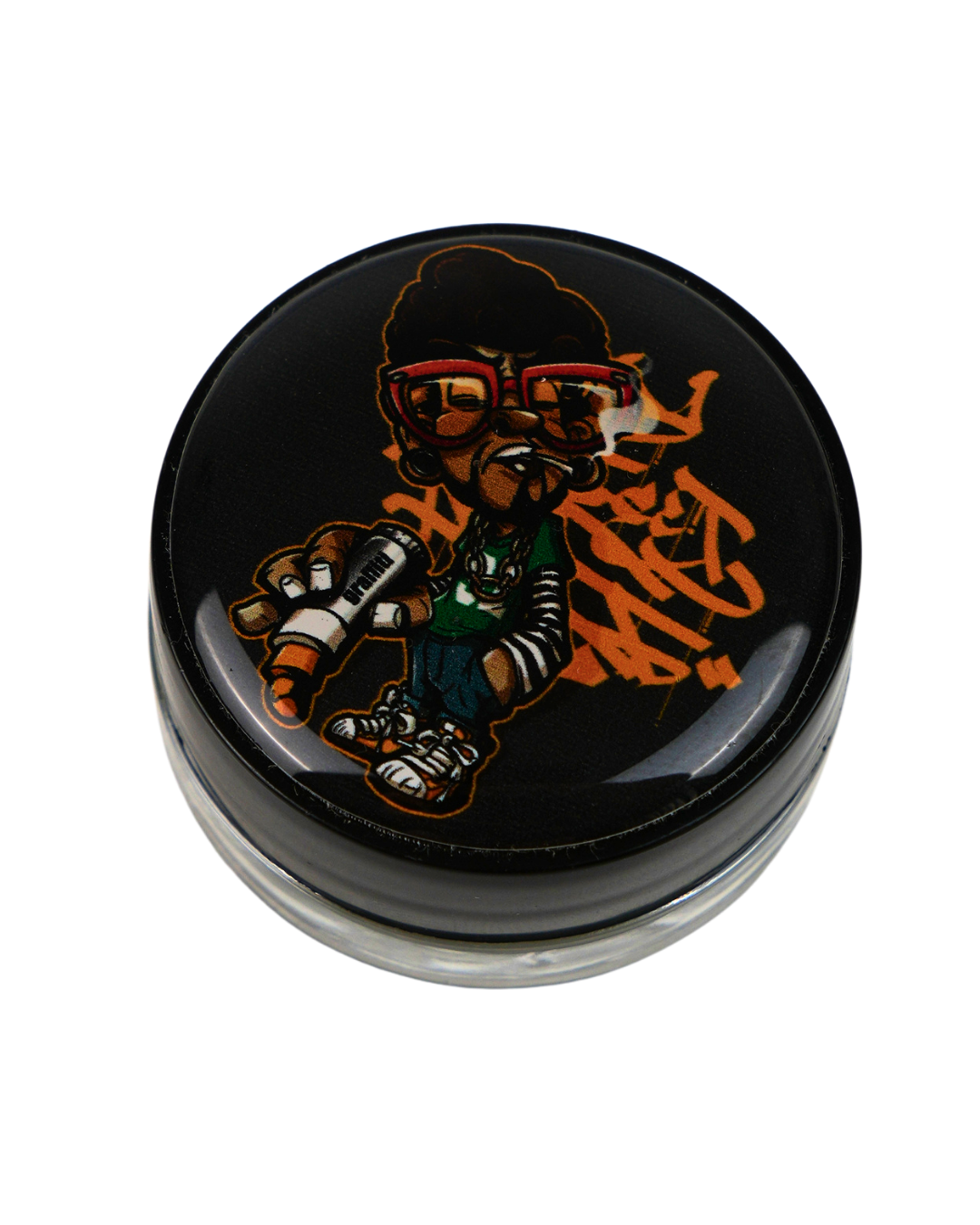 Tarro de silicona Beetle Print con diseño graffiti estilo hip hop